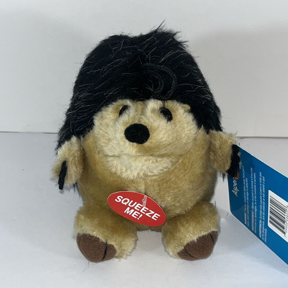 Petmate Aspen pet /Booda Corporation Squatters Hedgehog Pet Squeak Toy Medium